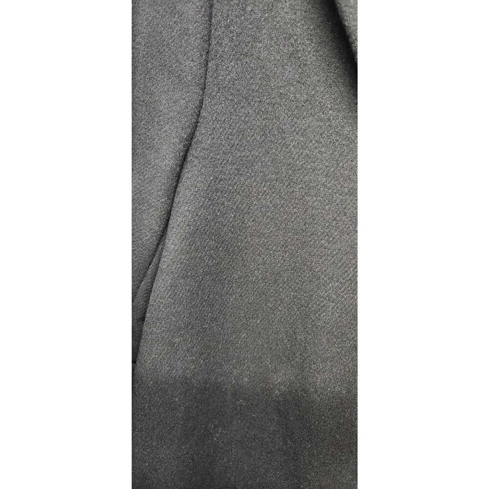 Kobi Halperin Women's Channing Genuine Shearling Trim Black Wool Blend Coat, Sm - Picture 8 of 15